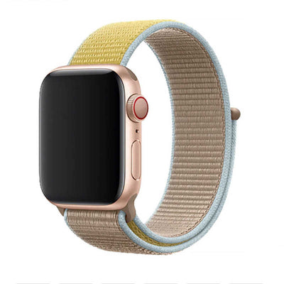 Apple Watch 38mm Zore KRD-03 Hasır Kordon Rose Gold