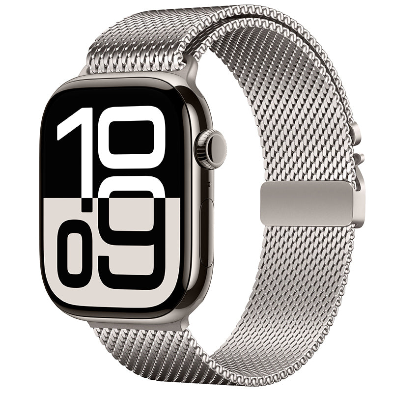 Apple Watch 38mm Zore KRD-121 Metal Hasır Kordon Pembe