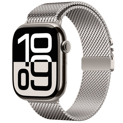Apple Watch 38mm Zore KRD-121 Metal Hasır Kordon Pembe