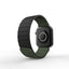 Apple Watch 38mm Zore KRD-122 Silikon Kordon Strap Kayış Siyah-Yeşil