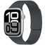 Apple Watch 38mm Zore KRD-136 Kabartma Desenli Silikon Kordon Gri