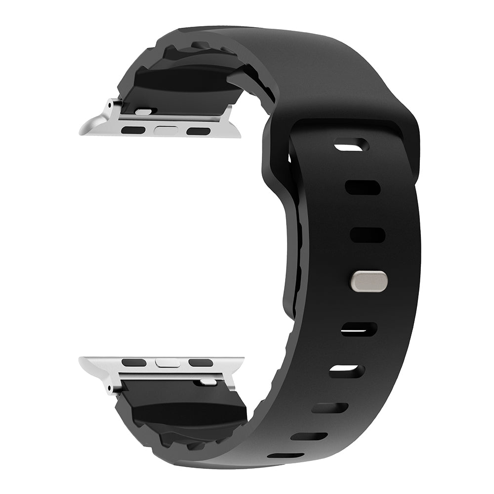 Apple Watch 38mm Zore KRD-143 Silikon Kordon Siyah