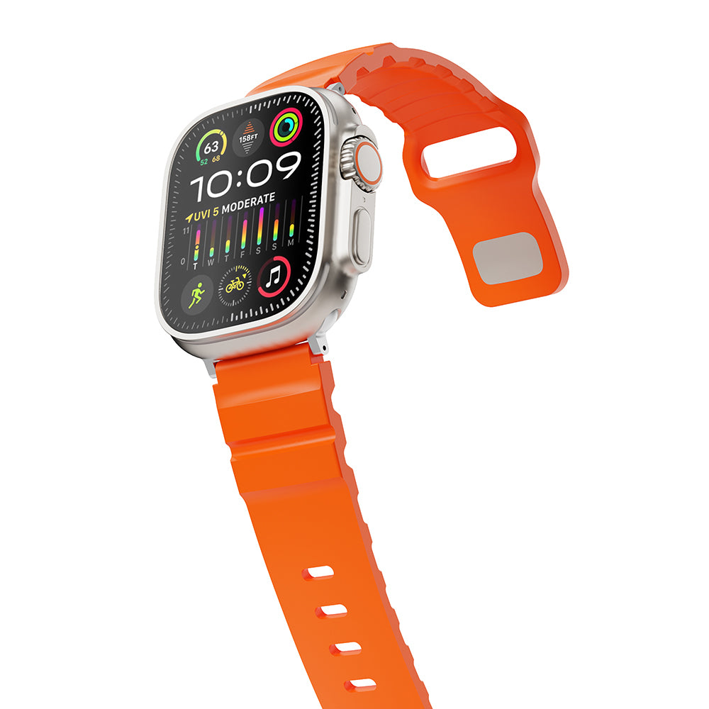 Apple Watch 38mm Zore KRD-143 Silikon Kordon Sarı