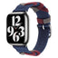 Apple Watch 38mm Zore KRD-97 Sarmal Örgü Tasarımlı Kordon Lacivert