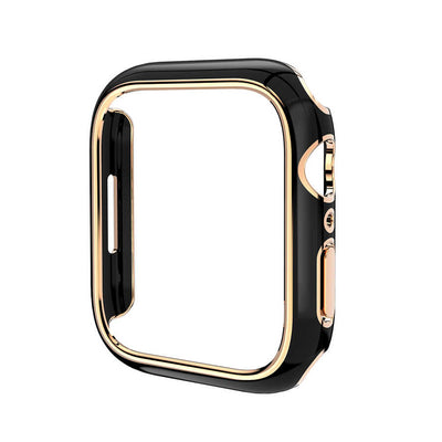 Apple Watch 38mm Zore Watch Gard 06 Sert PC Koruyucu Siyah