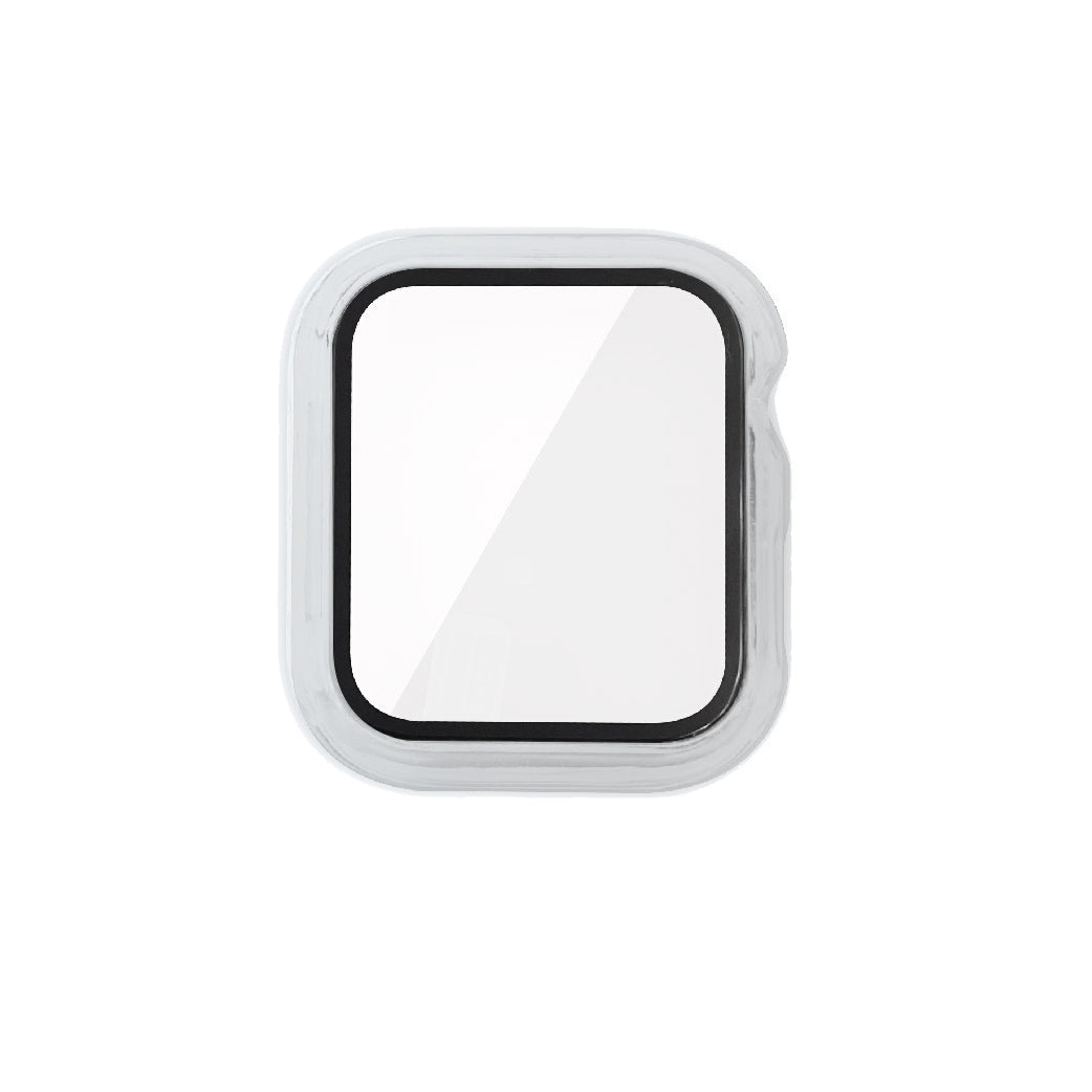 Apple Watch 38mm Zore Watch Gard 07 Sert PC Koruyucu Gümüş