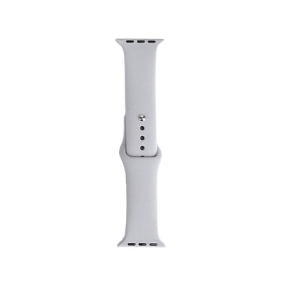 Apple Watch 40mm Band Serisi Klasik Kordon Silikon Strap Kayış Cloud Gray