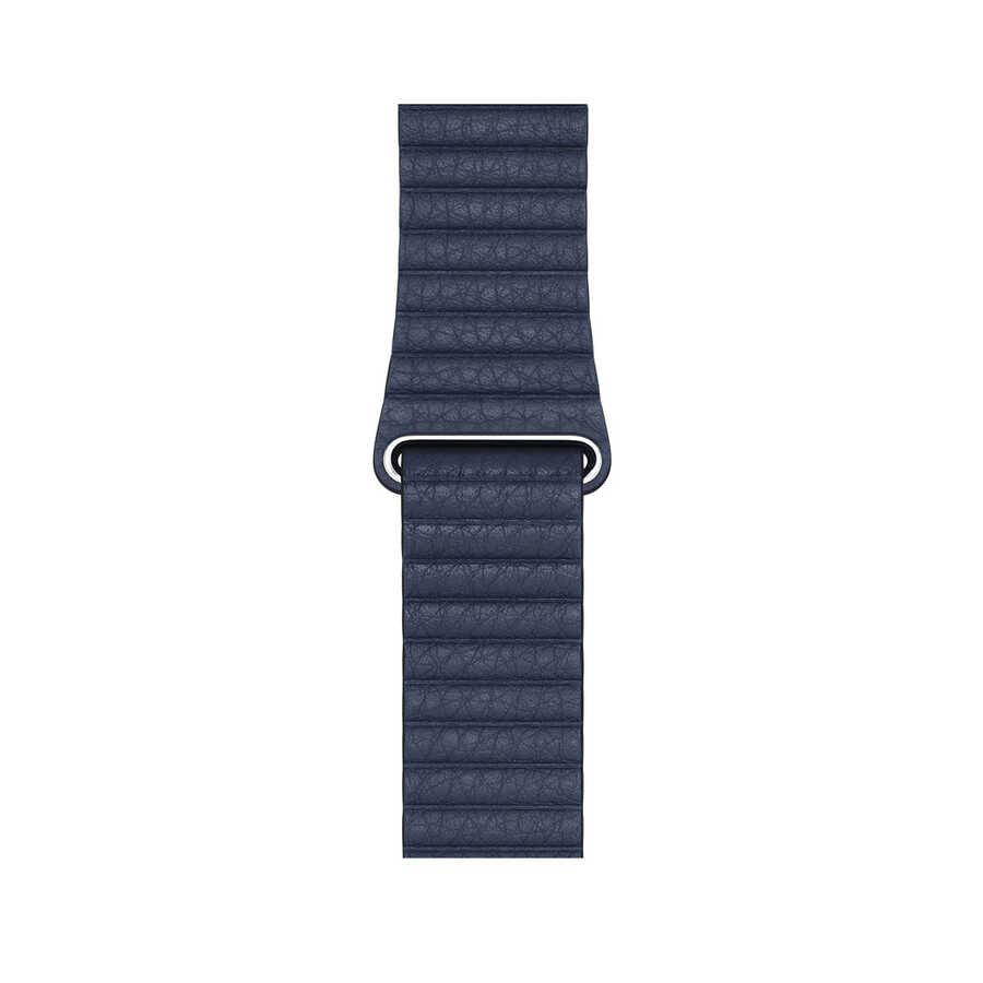 Apple Watch 40mm KRD-09 Deri Lop Kordon Kırmızı