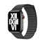 Apple Watch 40mm KRD-09 Deri Lop Kordon Siyah