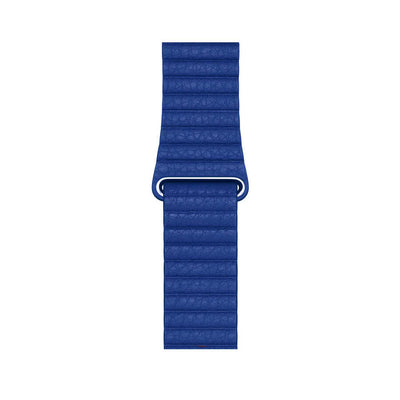 Apple Watch 40mm KRD-09 Deri Lop Kordon Mavi