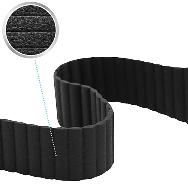 Apple Watch 40mm KRD-09 Deri Lop Kordon Koyu Yeşil