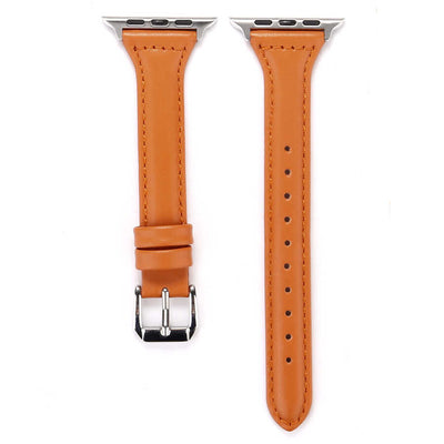 Apple Watch 40mm KRD-28 Deri Kordon Kahverengi