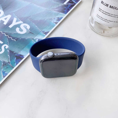 Apple Watch 40mm KRD-31 Solo Loop Large Kordon Mavi