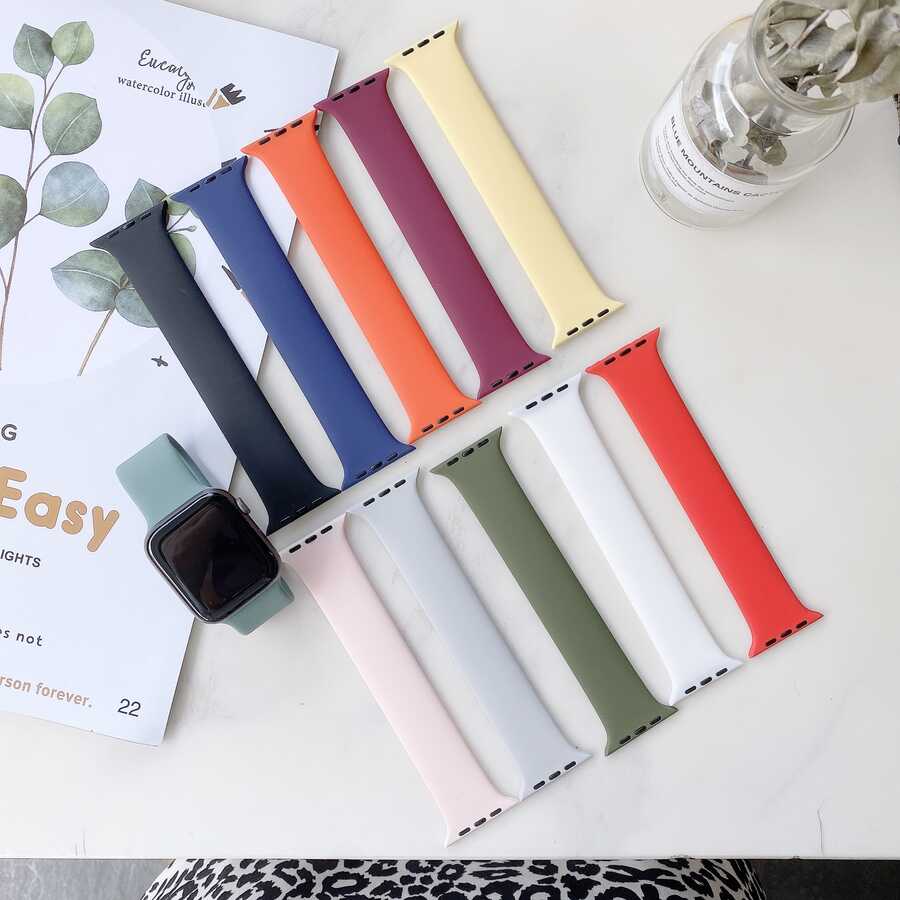 Apple Watch 40mm KRD-31 Solo Loop Large Kordon Gri