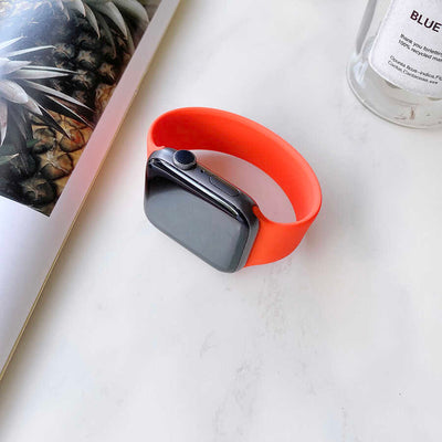 Apple Watch 40mm KRD-31 Solo Loop Medium Kordon Turuncu