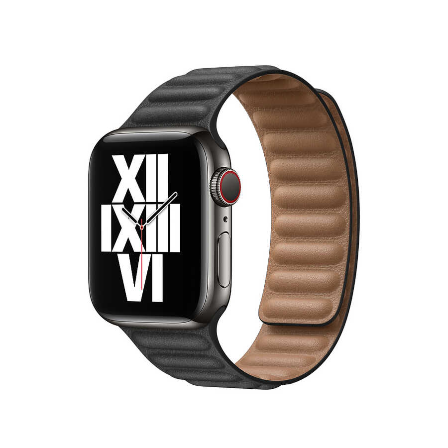 Apple Watch 40mm KRD-34 Deri Kordon Mavi