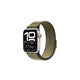 Apple Watch 40mm KRD-91 Hasır Kordon Strap Kayış Yeşil-Gri