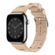 Apple Watch 40mm KRD-92 Silikon Kordon Kahve Açık