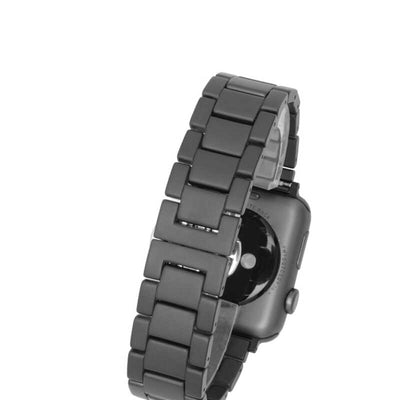 Apple Watch 40mm Mat Seramik Metal Kordon Siyah