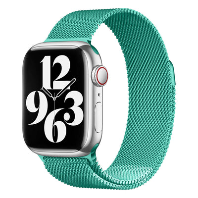Apple Watch 40mm Zore KRD-01 Metal Kordon Açık Yeşil