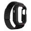Apple Watch 40mm Zore KRD-142 Airbag Tasarımlı Kasa Koruyuculu Silikon Kordon Midnight Blue
