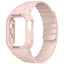 Apple Watch 40mm Zore KRD-142 Airbag Tasarımlı Kasa Koruyuculu Silikon Kordon Siyah