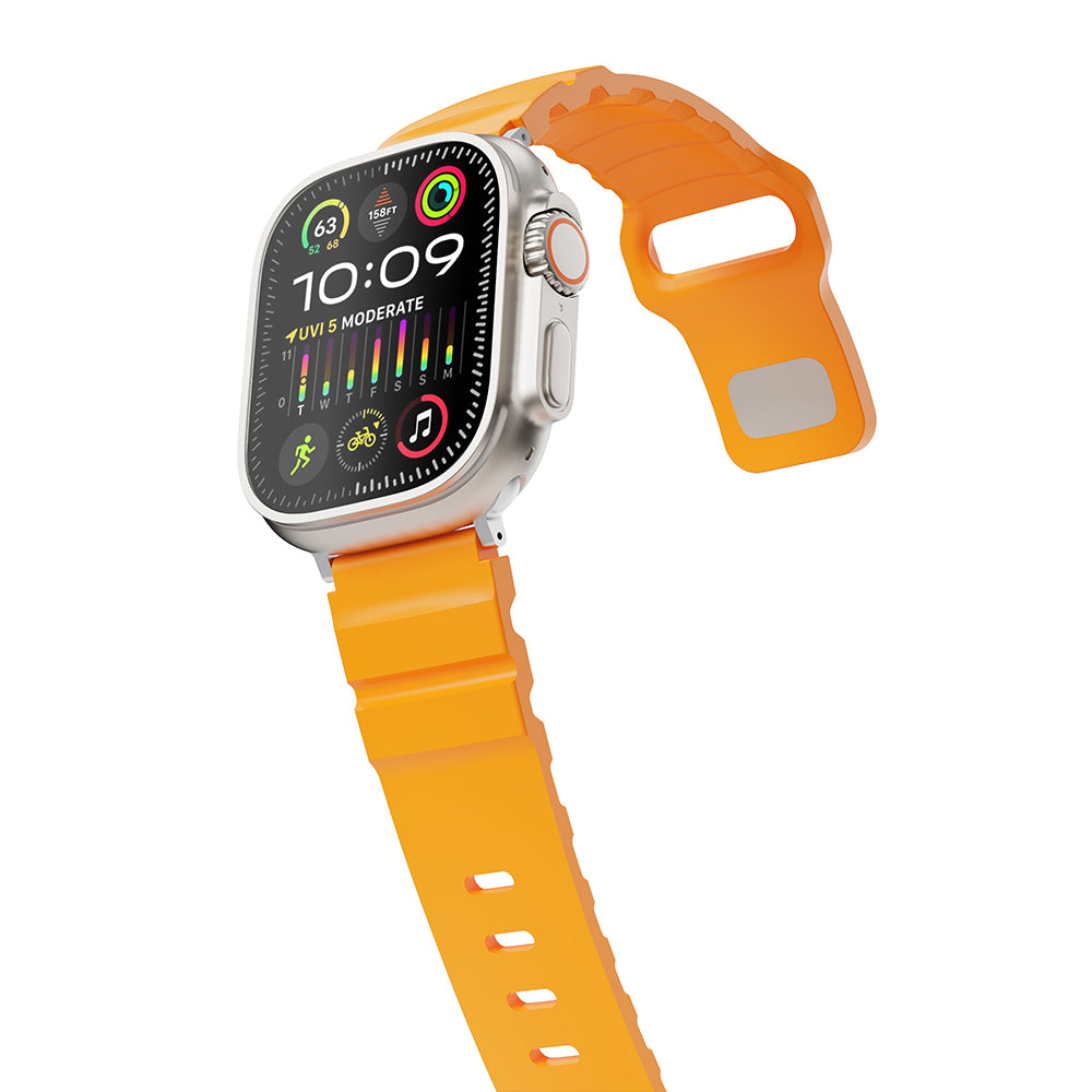 Apple Watch 40mm Zore KRD-143 Silikon Kordon Sarı