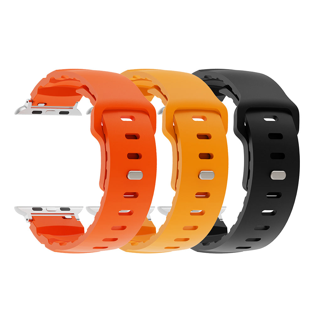 Apple Watch 40mm Zore KRD-143 Silikon Kordon Turuncu