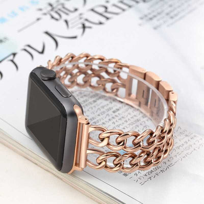 Apple Watch 42mm Cowboy Metal Kordon Rose Gold