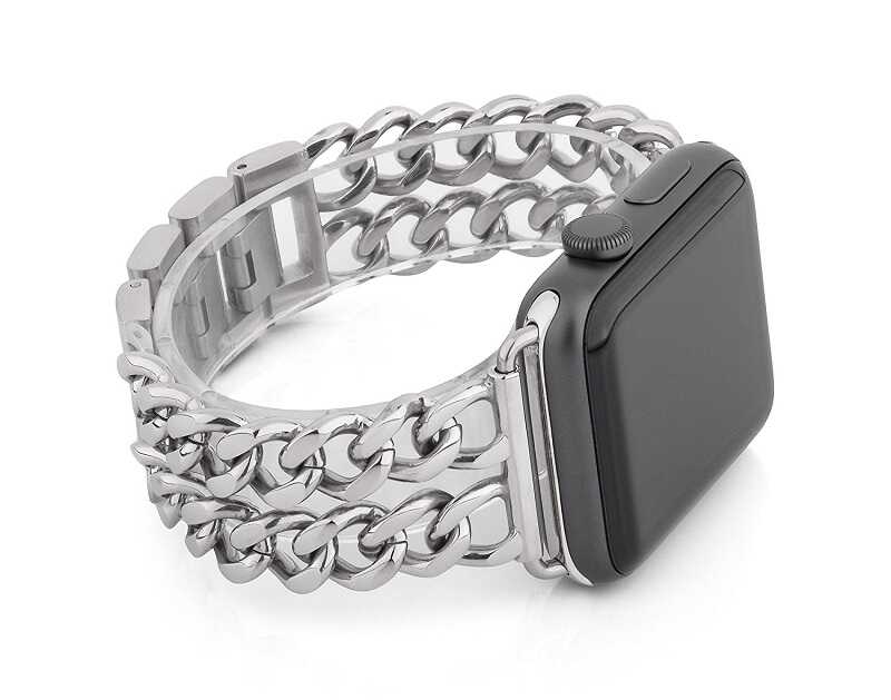 Apple Watch 42mm Cowboy Metal Kordon Gümüş
