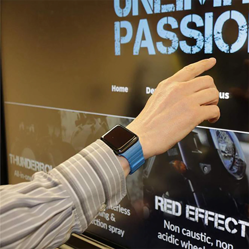 Apple Watch 42mm KRD-09 Deri Lop Kordon Beyaz