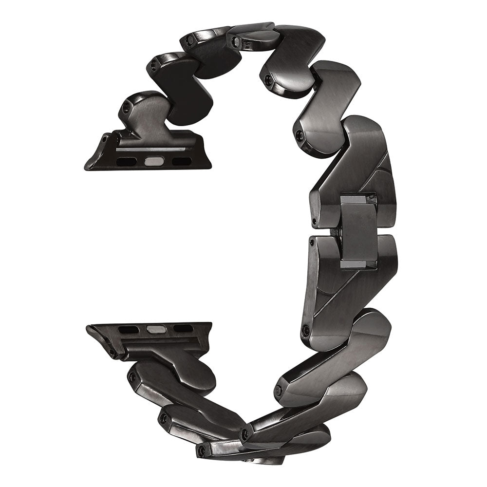 Apple Watch 42mm Kordon KRD-80 Metal Strap Kayış Gümüş