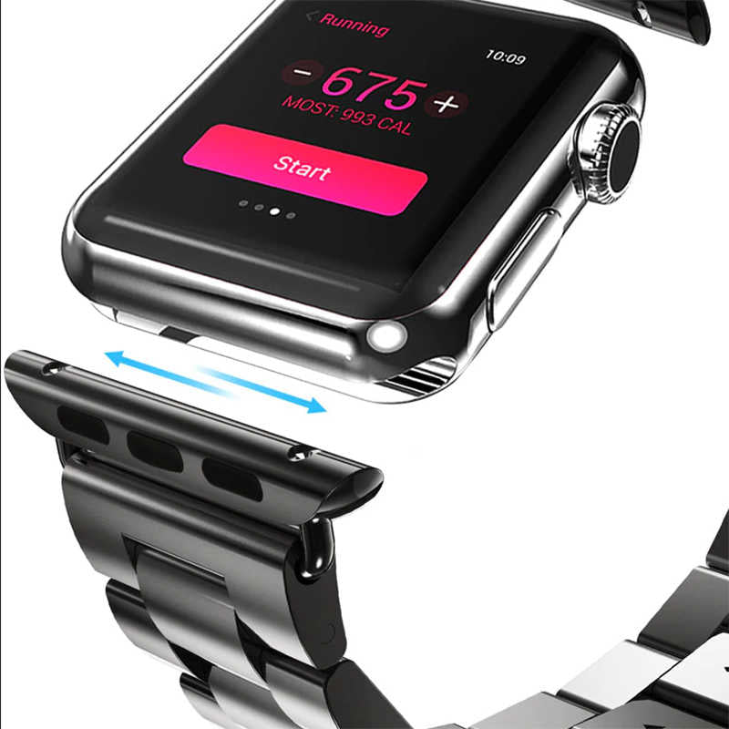 Apple Watch 42mm KRD-04 Metal Kordon Mavi
