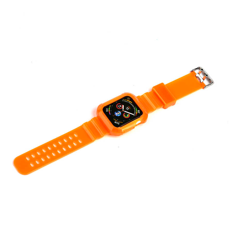 Apple Watch 42mm KRD-27 Silikon Kordon Renksiz