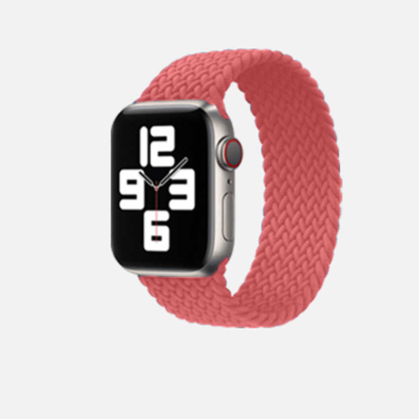 Apple Watch 42mm KRD-32 Small Kordon Pembe