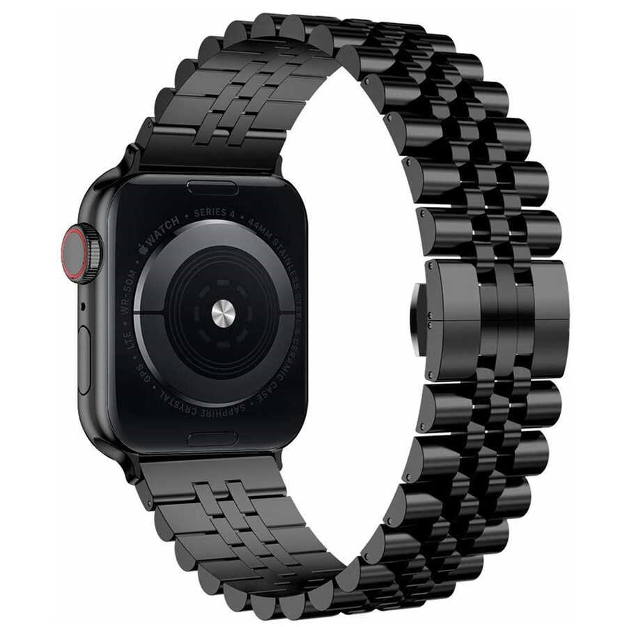 Apple Watch 42mm KRD-36 Metal Kordon Lacivert