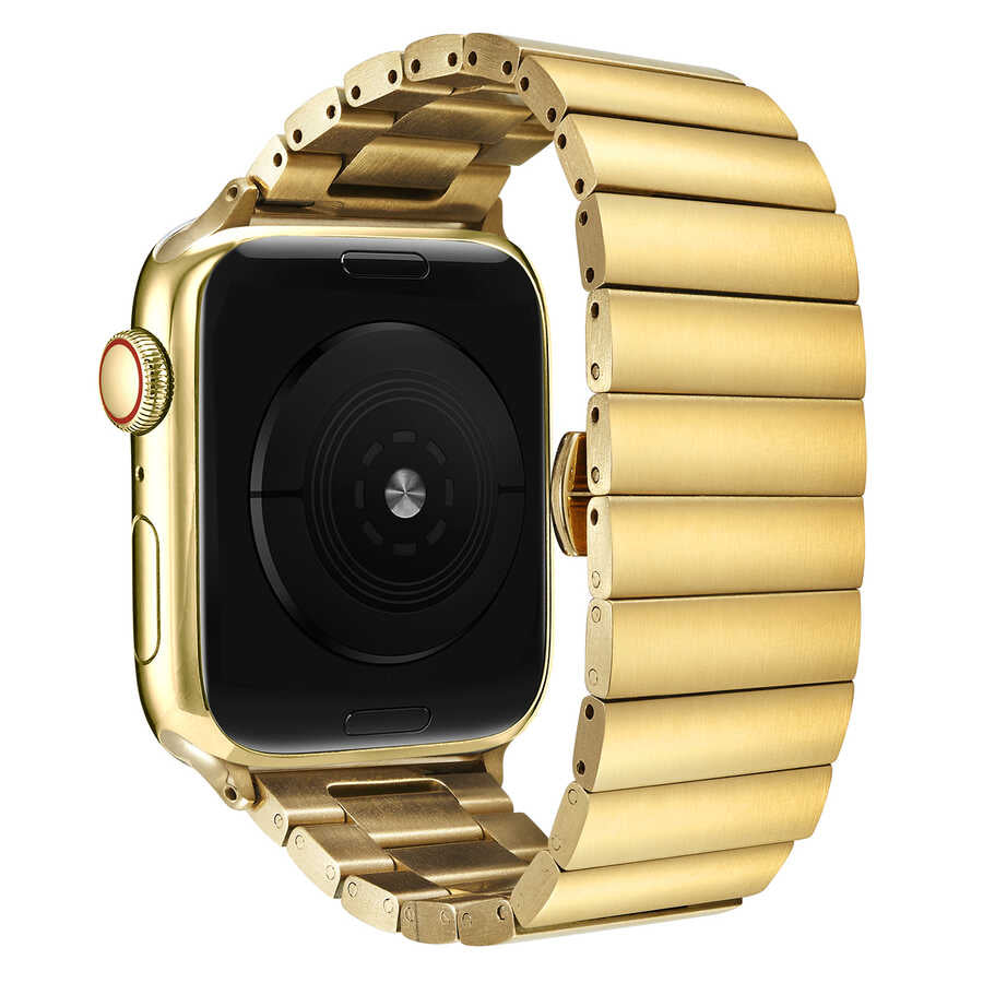 Apple Watch 42mm KRD-41 Metal Kordon Gümüş