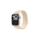 Apple Watch 42mm KRD-91 Hasır Kordon Strap Kayış Starlight-Pembe