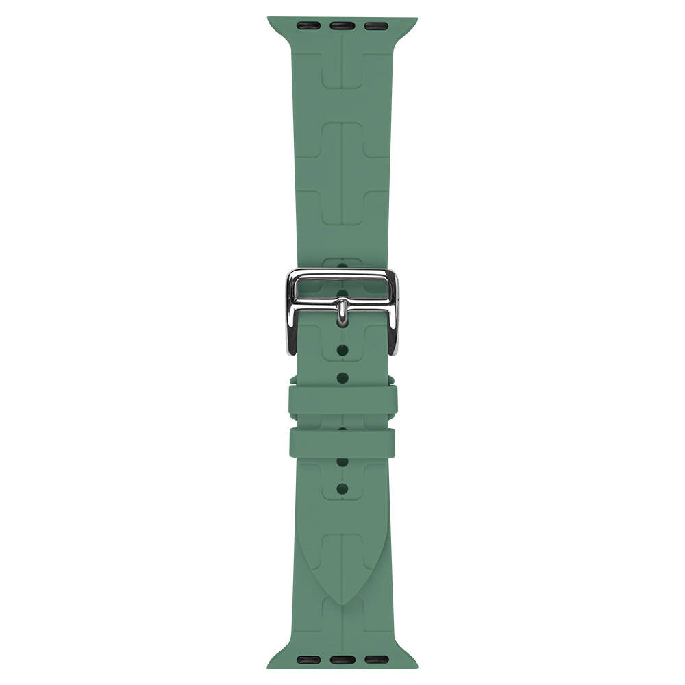 Apple Watch 42mm KRD-92 Silikon Kordon Koyu Kırmızı