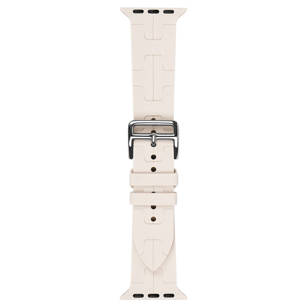 Apple Watch 42mm KRD-92 Silikon Kordon Koyu Kırmızı