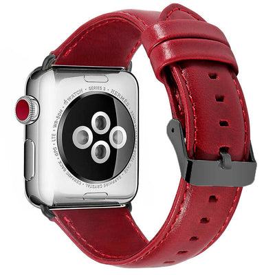 Apple Watch 42mm Luxury Leather Deri Kordon NO6