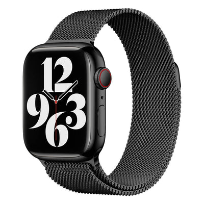 Apple Watch 42mm Zore Band-01 Metal Kordon Siyah