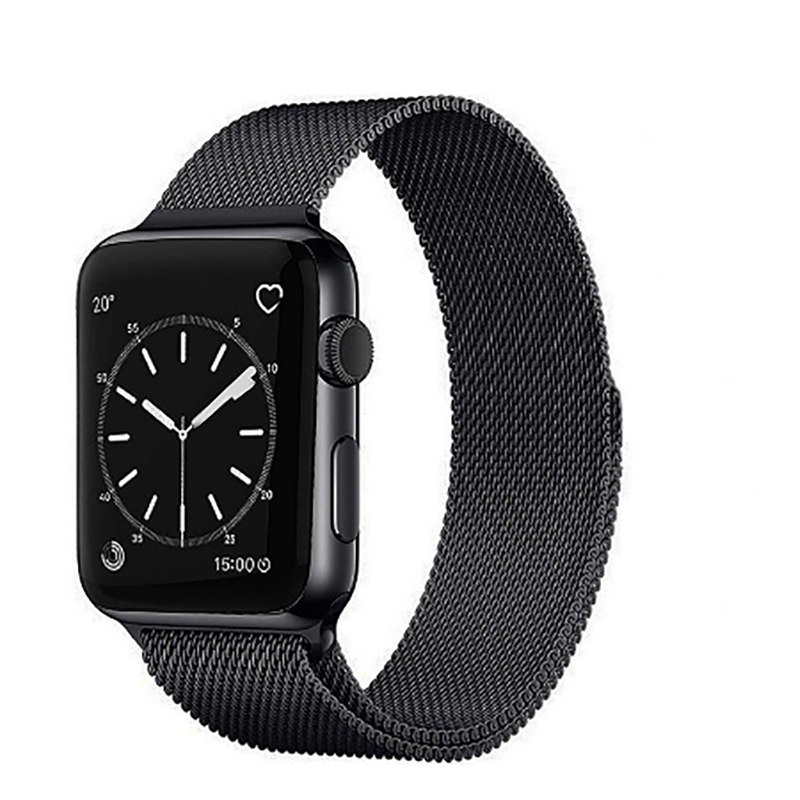 Apple Watch 42mm Zore KRD-01 Metal Kordon Açık Pembe