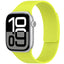 Apple Watch 42mm Zore KRD-136 Kabartma Desenli Silikon Kordon Açık Yeşil