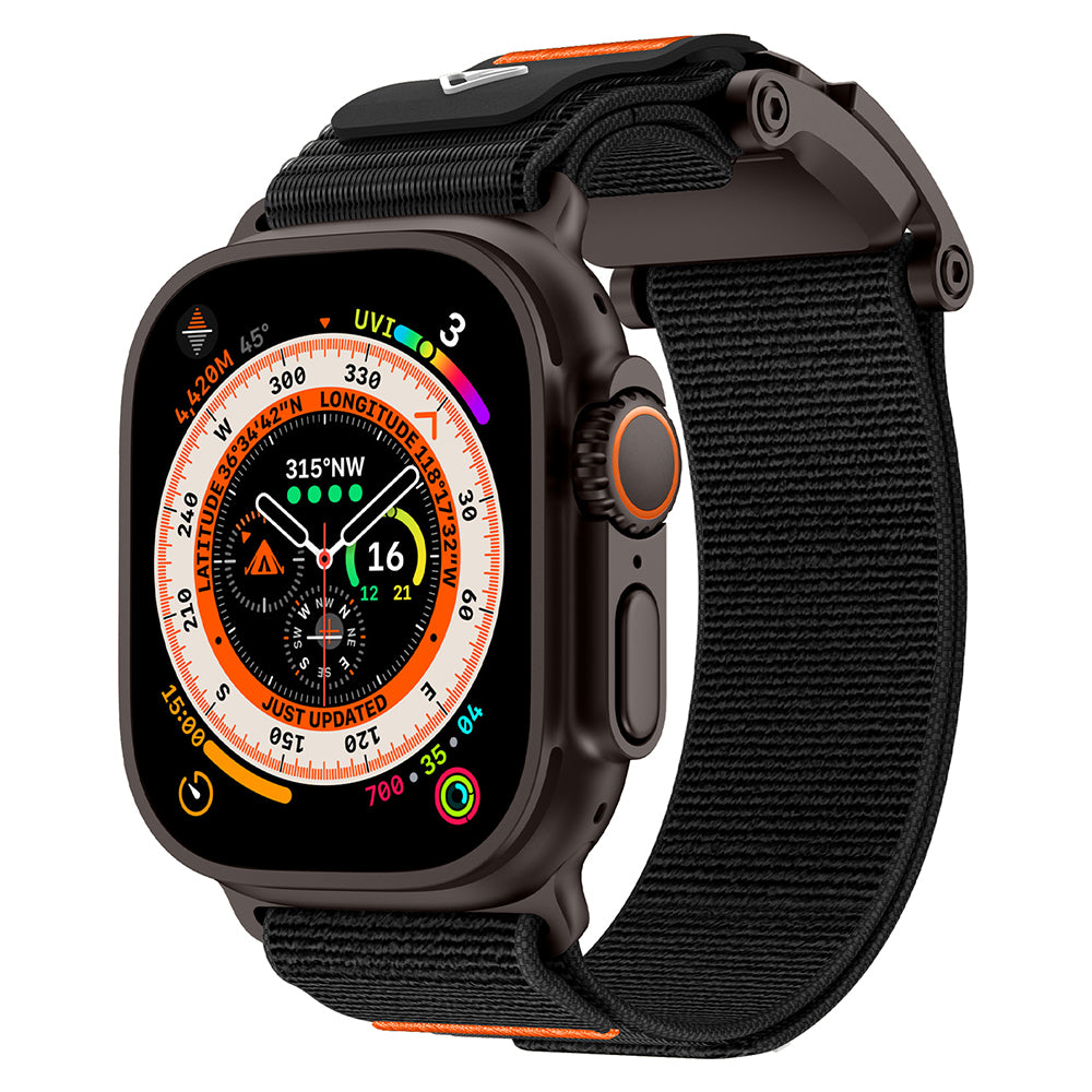 Apple Watch 42mm Zore KRD-154 Naylon Kumaş Hasır Örgülü Kordon