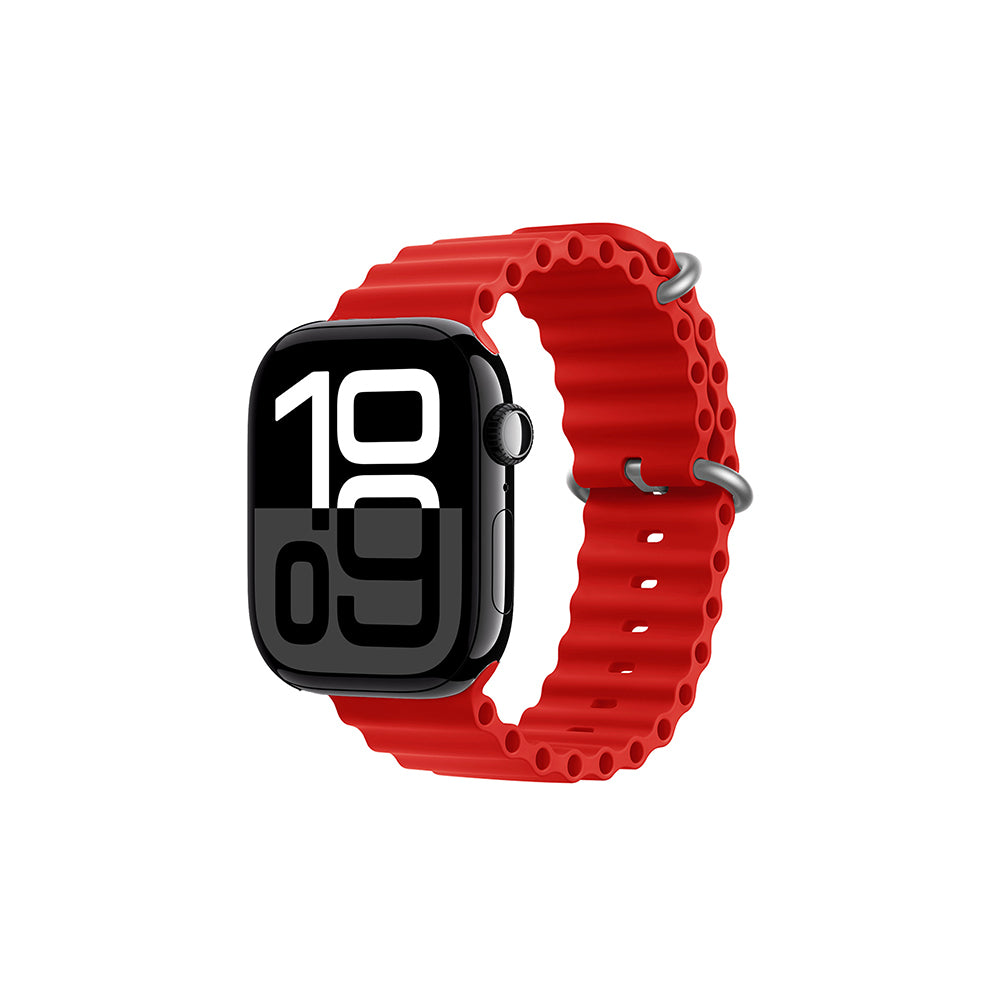 Apple Watch 42mm Zore KRD-75 Silikon Kordon Kırmızı
