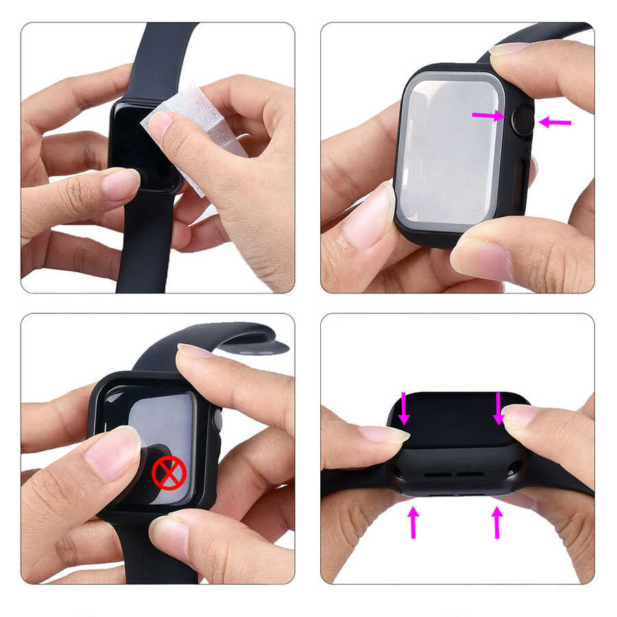 Apple Watch 42mm Zore Watch Gard 01 Ekran Koruyucu Renksiz