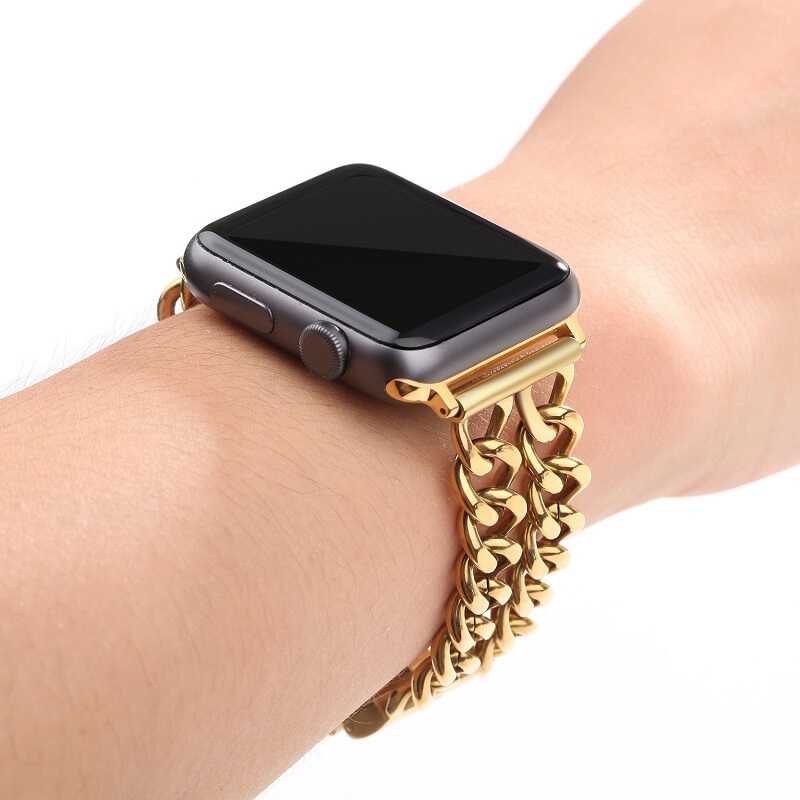 Apple Watch 44mm Cowboy Metal Kordon Rose Gold