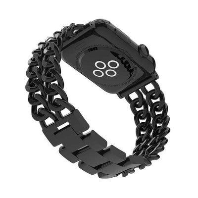 Apple Watch 44mm Cowboy Metal Kordon Siyah