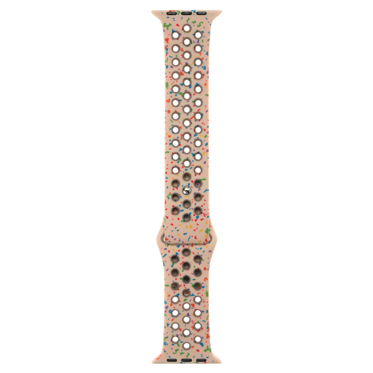 Apple Watch 44mm Kordon Yeni Seri 2023 KRD-02 Silikon Strap Kayış Turuncu
